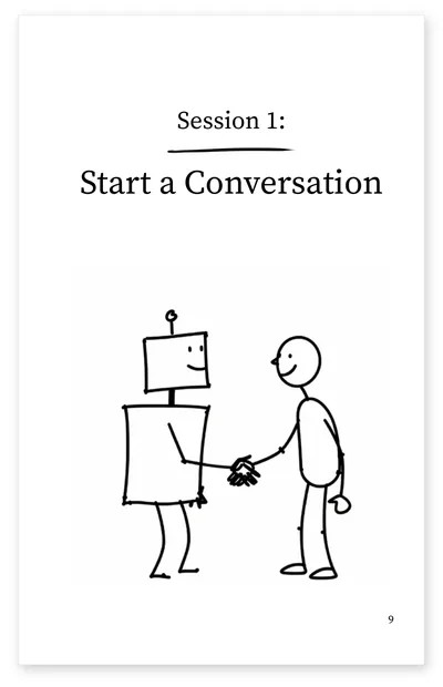 Every session opens with an illustration