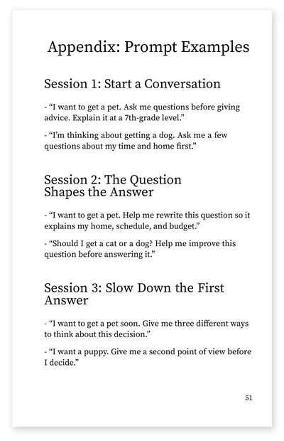 Appendix: prompt examples